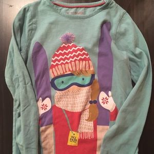 Mini Boden Longsleeve Girl Skiing